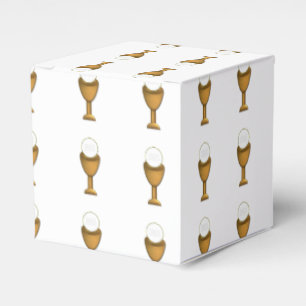 Goldener Chalice und Gastgeber - Heilige Kommune Geschenkschachtel