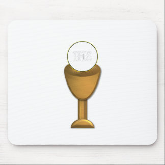Goldener Chalice und Gastgeber - Heilige Kommune Mousepad