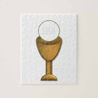 Goldener Chalice und Gastgeber - Heilige Kommune Puzzle