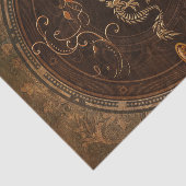 Goldener chinesischer Drache Seidenpapier (Ausschnitt)