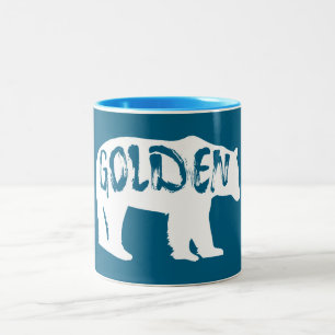 Goldener Colorado-Bär Zweifarbige Tasse