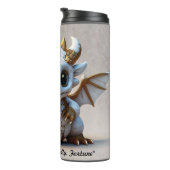 "Goldener Dachdrache" Thermosbecher (Nach rechts gedreht)