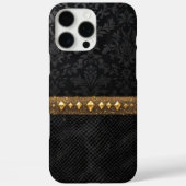 Goldener Damaskenschild Case-Mate iPhone Hülle (Rückseite)