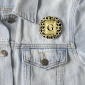 Goldener Davidsstern Button (Beispiel)