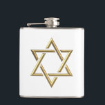 Goldener Davidsstern Flachmann<br><div class="desc">Goldener Davidsstern

Fühlen Sie sich frei,  Ihre eigenen Wörter und/oder Bilder diesem Einzelteil über Zazzles große Kundenbezogenheitswerkzeuge hinzuzufügen.  Dieser Entwurf auch verfügbar auf Dutzenden anderer Produkte. Dank für das Kurz aufhalten bei! Gott segnen!</div>