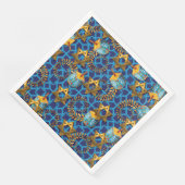 Goldener Davidstern Serviette (Ecke)