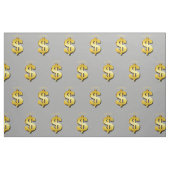 Goldener Dollar-funkelnde Stoff (Fat Quarter (45,7 x 55,9 cm))
