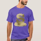 Goldener Dollar T-Shirt (Vorderseite)