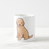 Goldener Doodle-Hund Magic Kaffeetasse (Mittel)