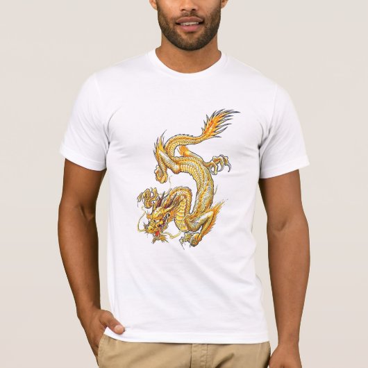 Goldener Drache - 09 T-Shirt (Vorderseite)