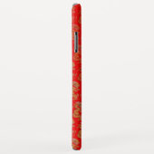 Goldener Drache auf dem Roten Telefon Case-Mate iPhone Hülle (Hinten/Rechts)