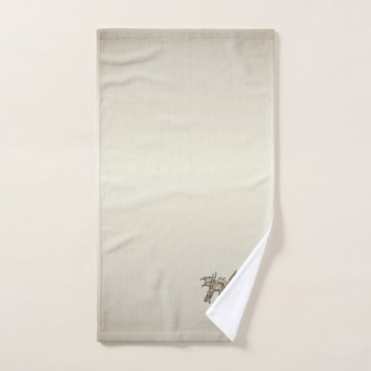 Goldener Drache Badhandtuch Set (Handtuch)