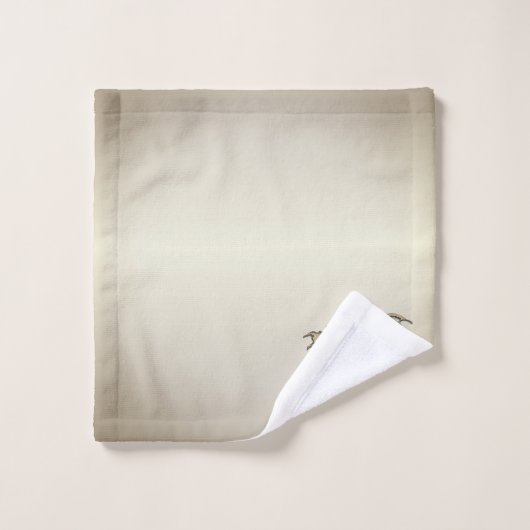 Goldener Drache Badhandtuch Set (Waschlappen)