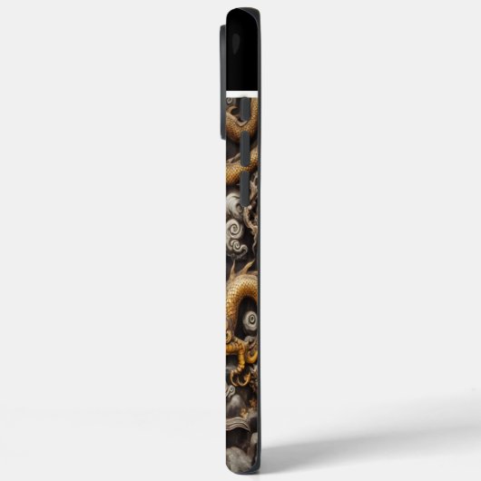 Goldener Drache Case-Mate iPhone Hülle (Rückseite / Links)