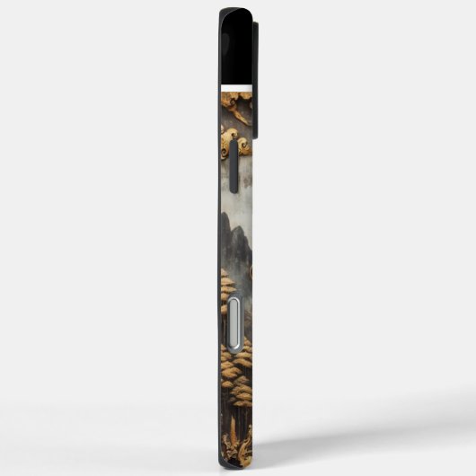 Goldener Drache Case-Mate iPhone Hülle (Rückseite / Rechts)