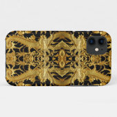 Goldener Drache Case-Mate iPhone Hülle (Rückseite (Horizontal))
