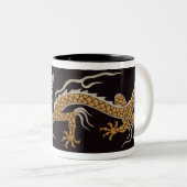 Goldener Drache der buddhistischen Tasse (VorderseiteRechts)