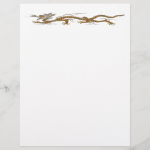 Goldener Drache des buddhistischen Flyers Flyer