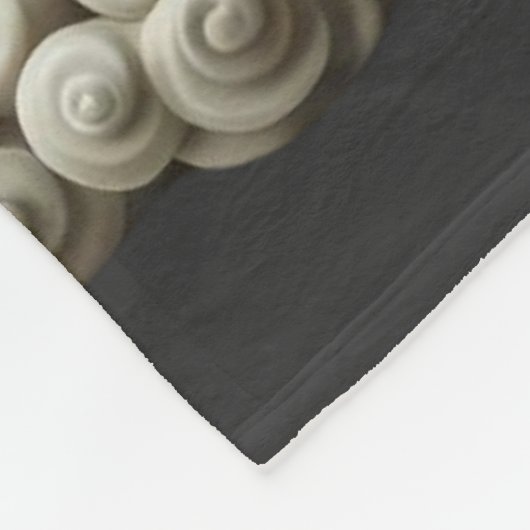 Goldener Drache Fleecedecke (Ecke)