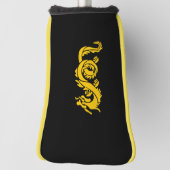 Goldener Drache Golf Headcover (Rotieren 90)