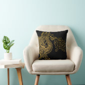 Goldener Drache Kissen (Stuhl )