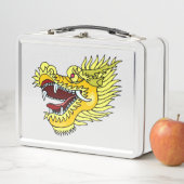 Goldener Drache Metall Brotdose (Beispiel)