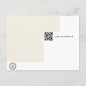 Goldener Drache mit Mond und Sun Sepia Postkarte (Rückseite)