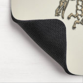 Goldener Drache Mousepad (Ecke)