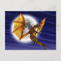 Goldener Drache Mythische Fantasie Kreatur Lila Hi