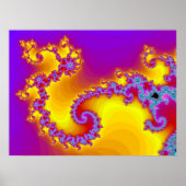 Goldener Drache Poster (Vorne)