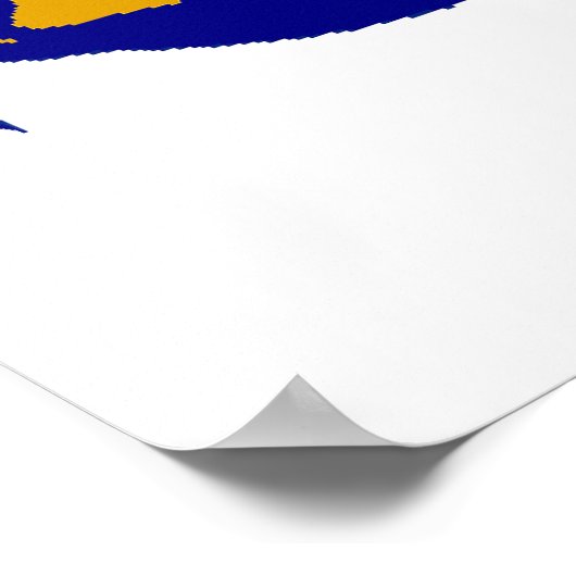 Goldener Drache Poster (Ecke)