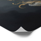 Goldener Drache Poster (Ecke)