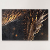 Goldener Drache Puzzle (Horizontal)