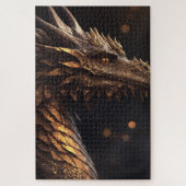 Goldener Drache Puzzle (Vertikal)