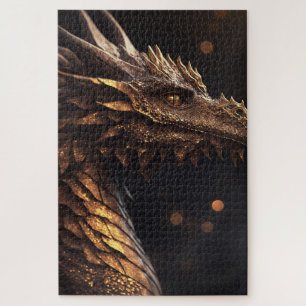 Goldener Drache Puzzle