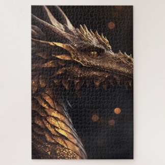 Goldener Drache Puzzle