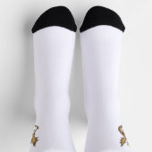 Goldener Drache Socken (Oben)