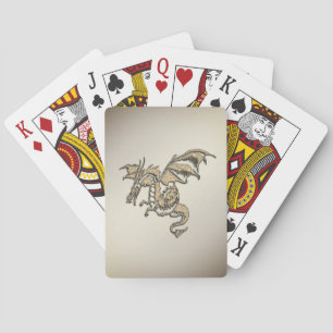 Goldener Drache Spielkarten