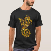 Goldener Drache T-Shirt (Vorderseite)