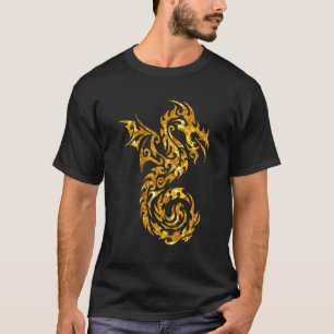 Goldener Drache T-Shirt