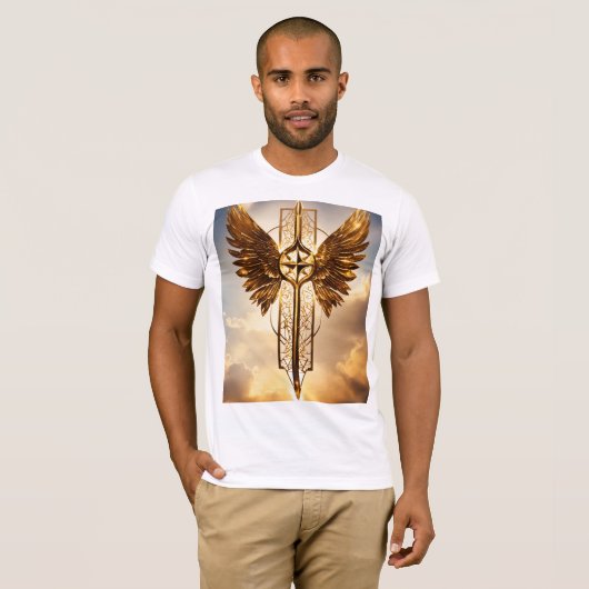 Goldener Drache T-Shirt (Vorne ganz)