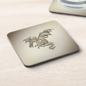 Goldener Drache Untersetzer (Linke Seite)