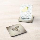 Goldener Drache Untersetzer (Rechte Seite)