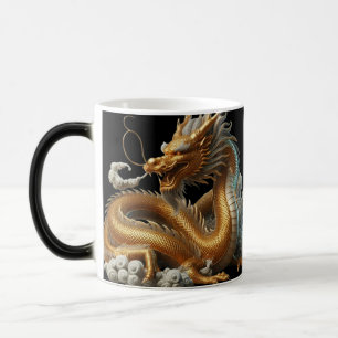 goldener Drache Verwandlungstasse