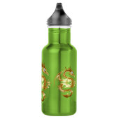 Goldener Drache Wasserflasche aus Edelstahl (Rechts)