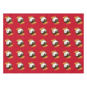 Goldener Drache Yin Yang Tischdecke (Vorderseite (Horizontal))