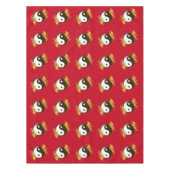 Goldener Drache Yin Yang Tischdecke (Vorderseite)