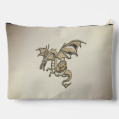 Goldener Drache Zubehörtasche (Rückseite)
