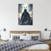Goldener Drachenwächter Leinwanddruck (Insitu (Schlafzimmer))