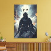 Goldener Drachenwächter Leinwanddruck (Insitu (Wohnzimmer))